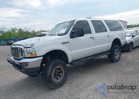 2001 Ford Excursion Xlt из США, поврежденный, VIN 1FMNU41S21EC73183